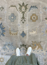 Emerson Green Modern Oushak Rug sample