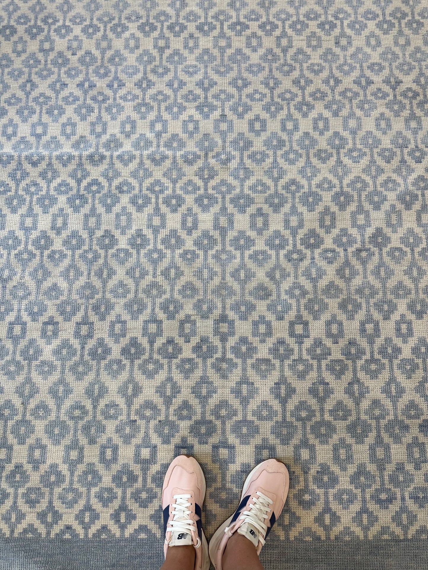 Ella Blue Modern Oushak (In Stock)