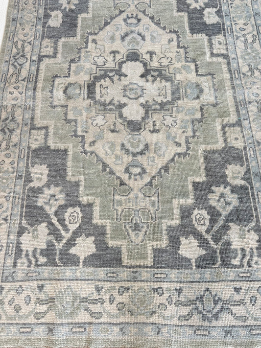 Clara Green Turkish Oushak Rug | In Stock