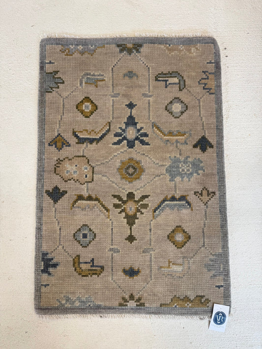 Emerson Green Modern Oushak Mini Rug | In Stock