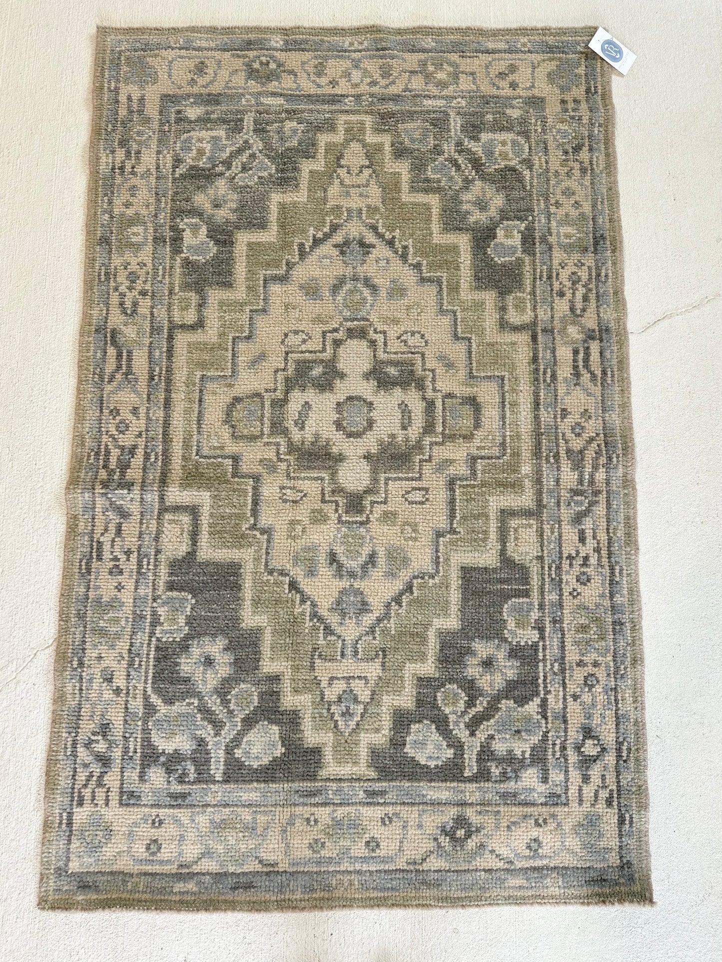 Clara Green Turkish Oushak (In Stock)