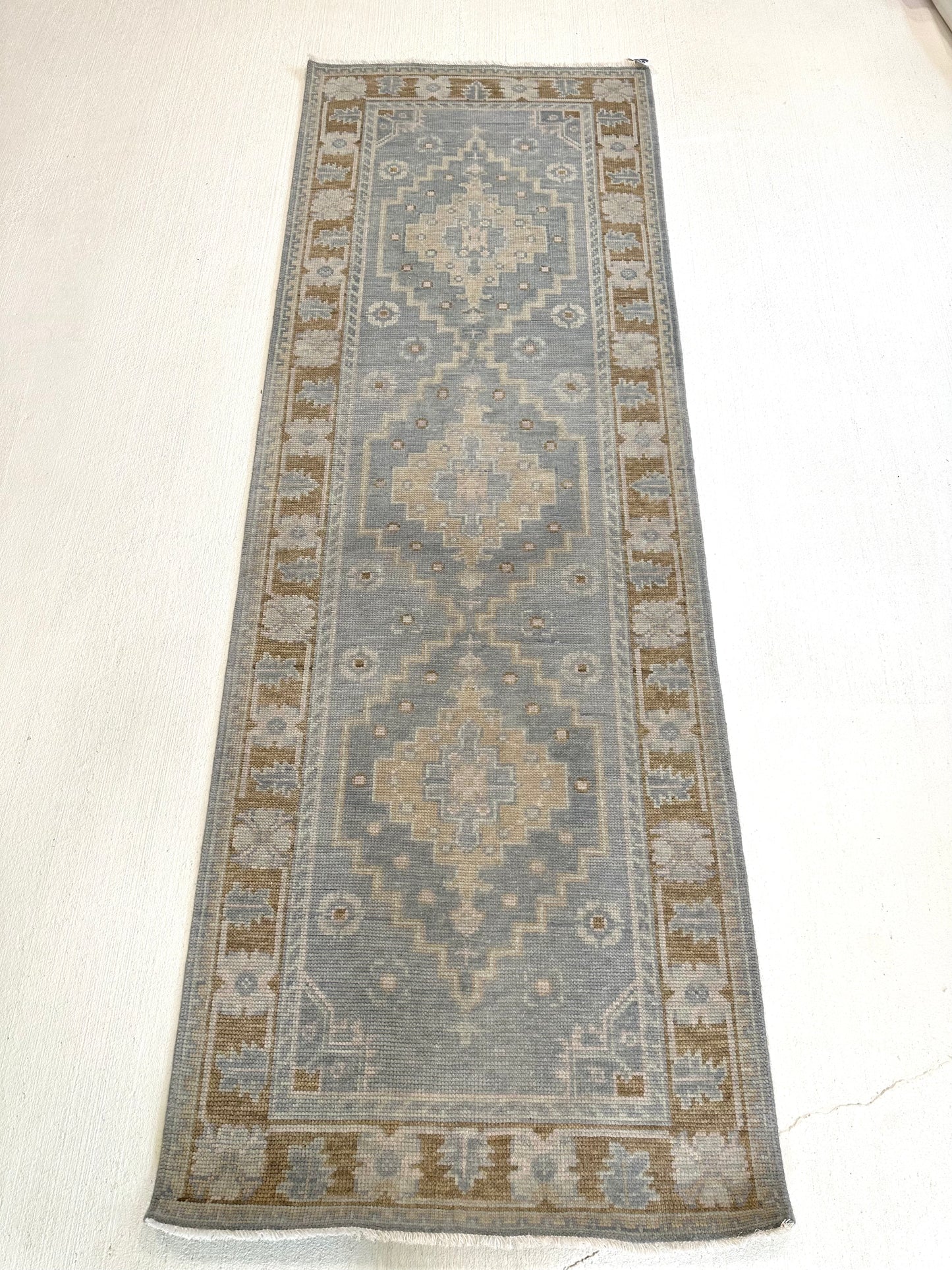 Susie Blue Modern Oushak Rug | In Stock