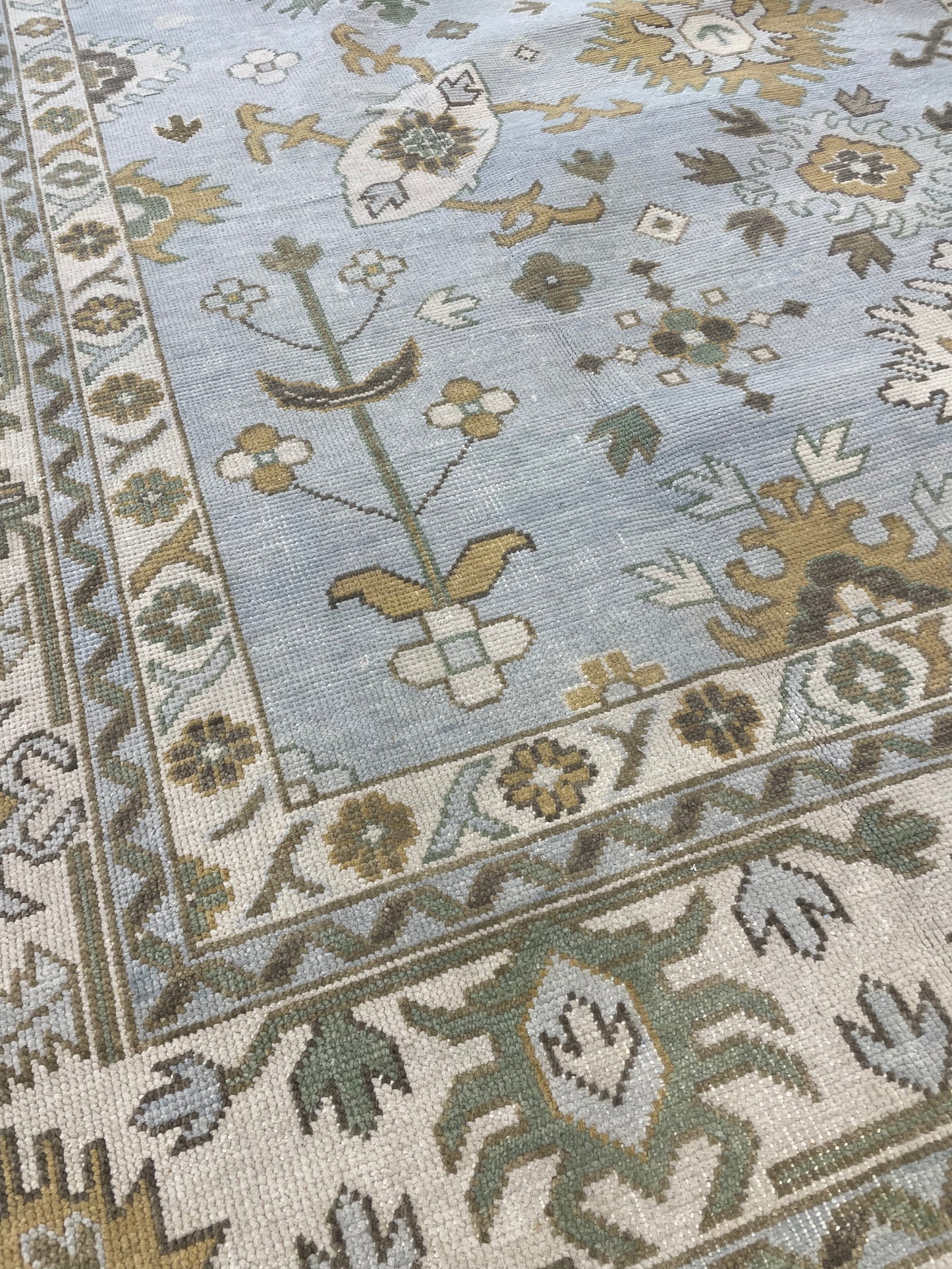 Katherine Blue Modern Oushak (In Stock)