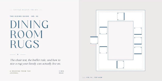 How to Size a Dining Room Rug: The Chair Test