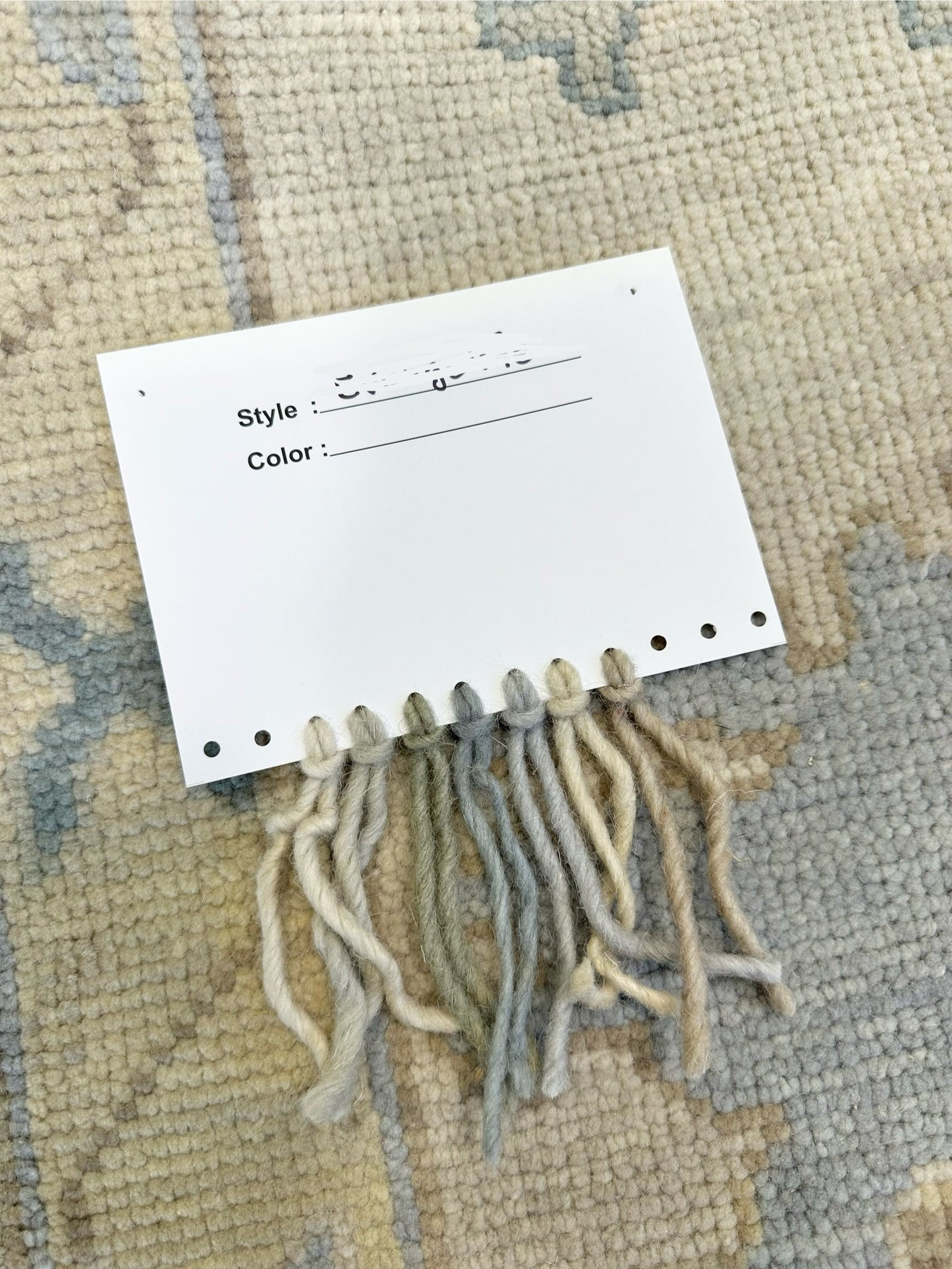 Samples (dyed yarn)