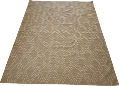 Cecilia wool flatweave rug, another angle