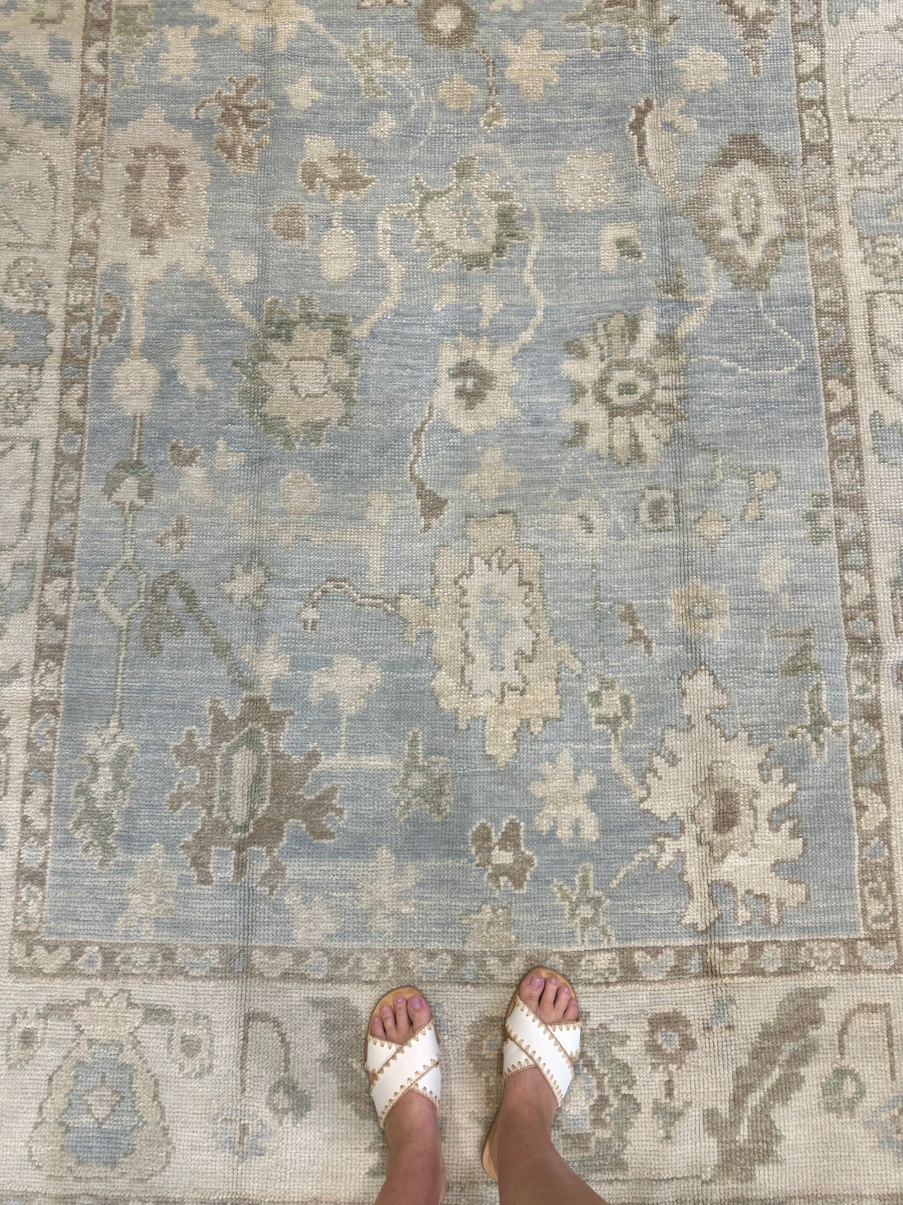 Darcy Turkish Oushak Rug | In Stock – Vintage Rugs by the Bay