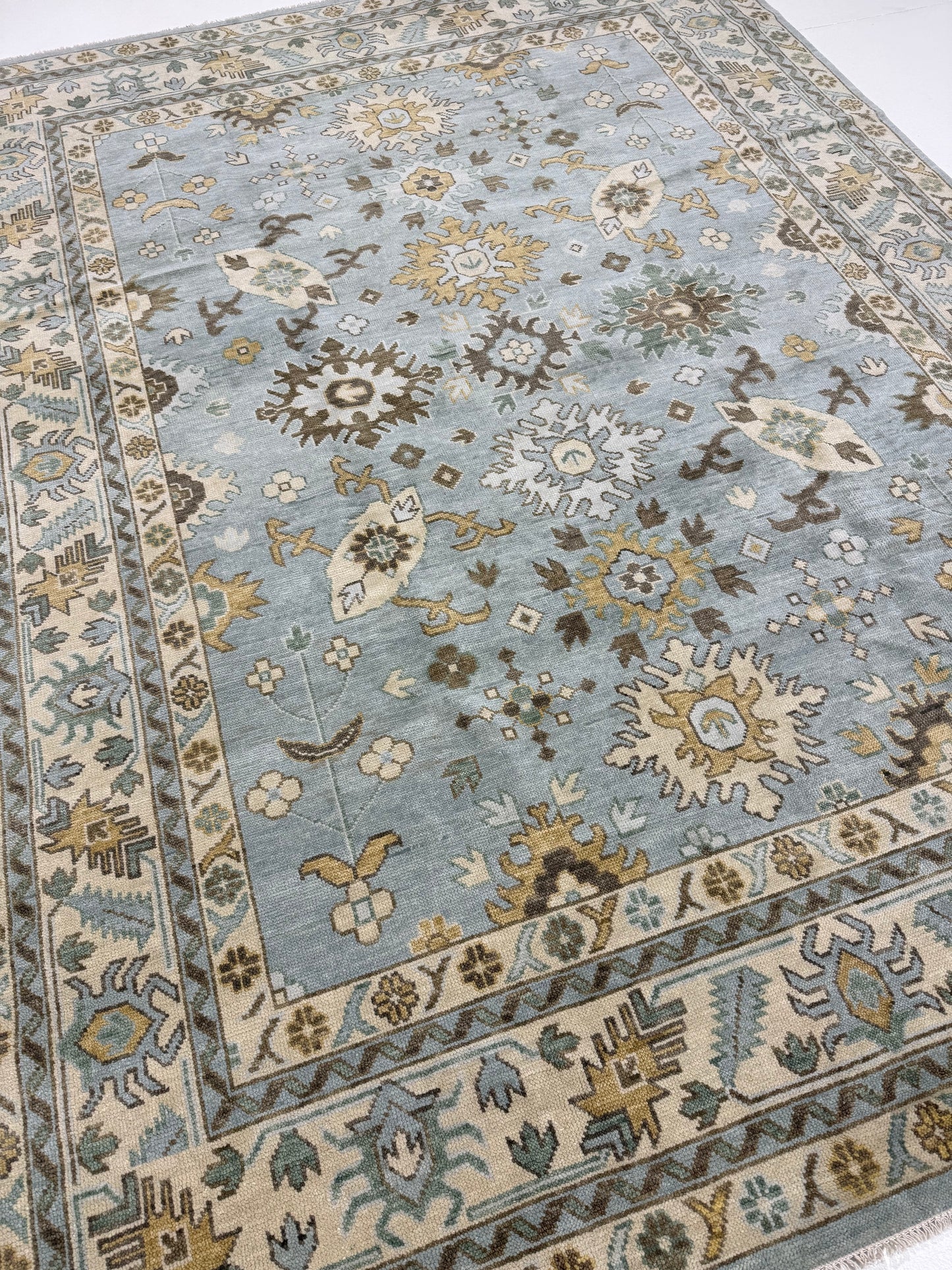 Katherine Blue Modern Oushak | In Stock