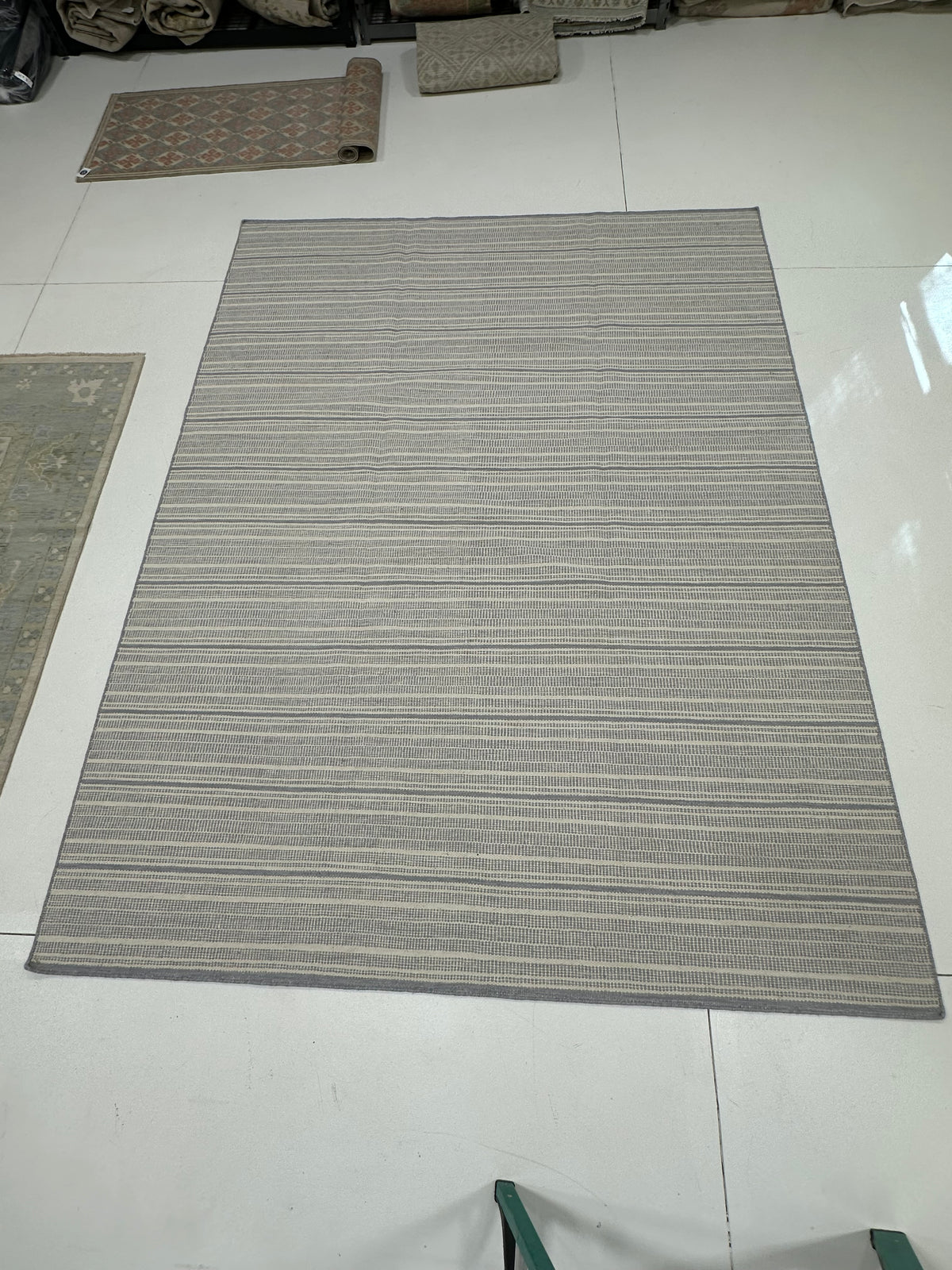 Remi Blue Flatweave Rug
