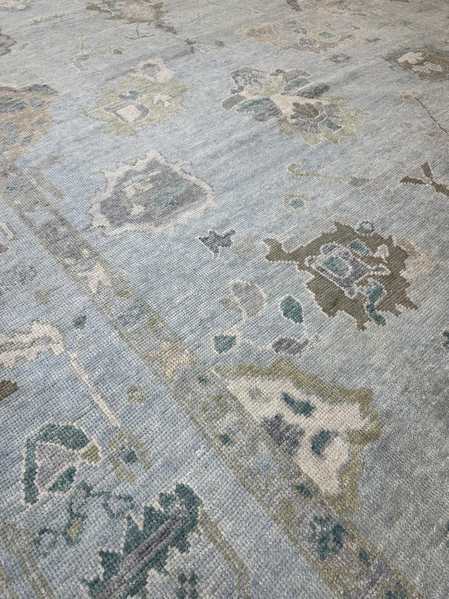 Addison Turkish Oushak rug, another angle