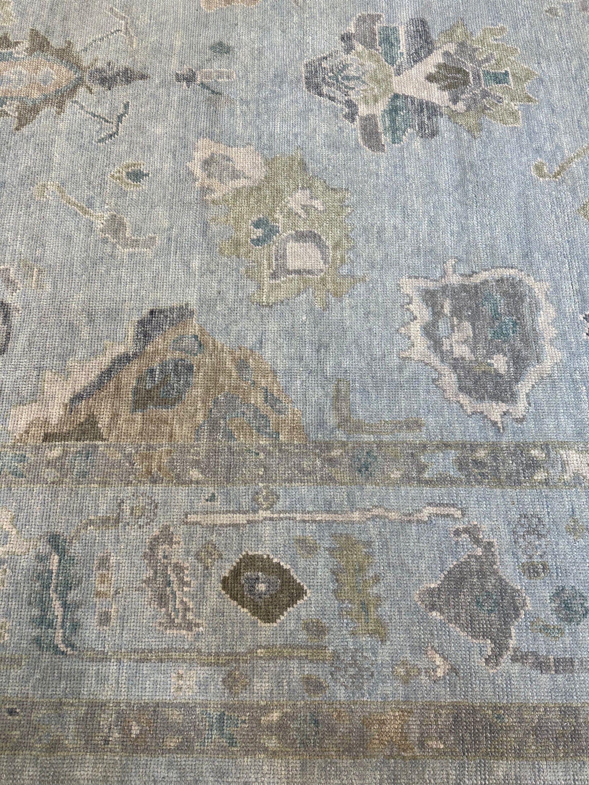 Addison Turkish Oushak rug, full view