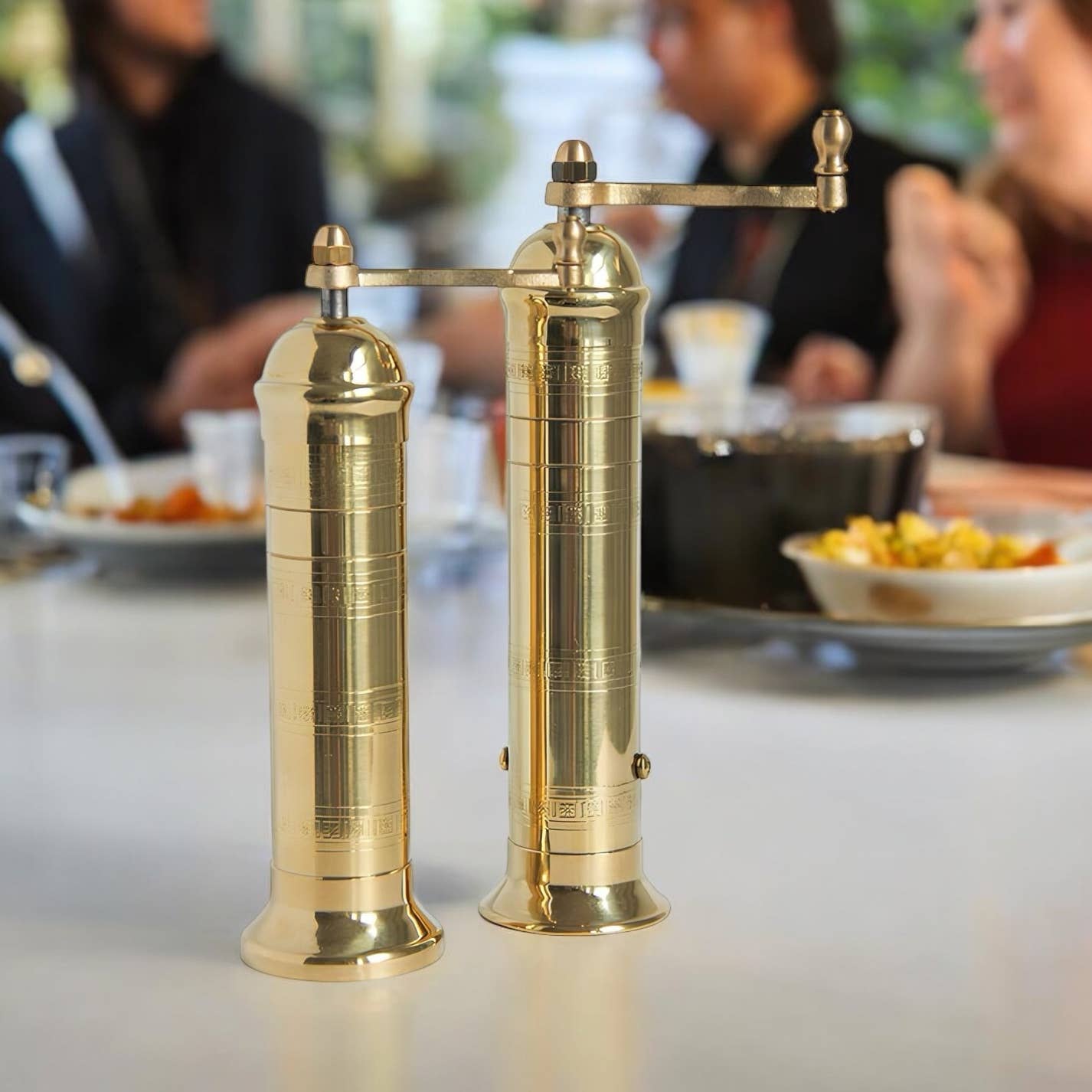 The Original 'Brass Mill' - 9" pepper grinder