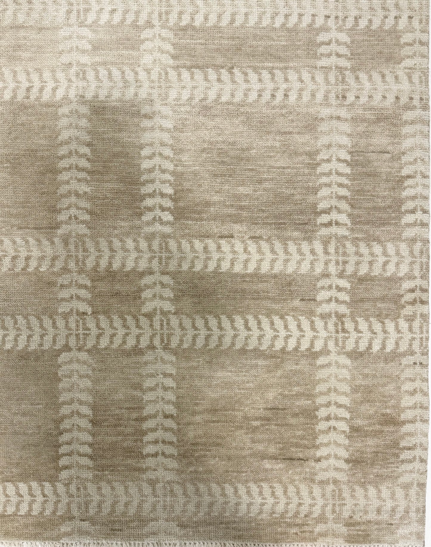 Allie Neutral modern Oushak rug, additional view