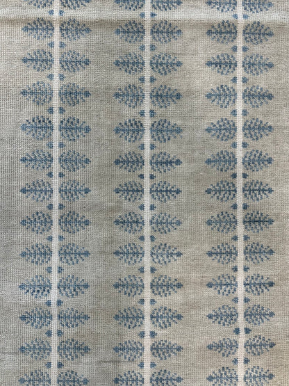 Bea Modern Oushak rug, warm gray, cream, gray-blue — hand-knotted wool area rug
