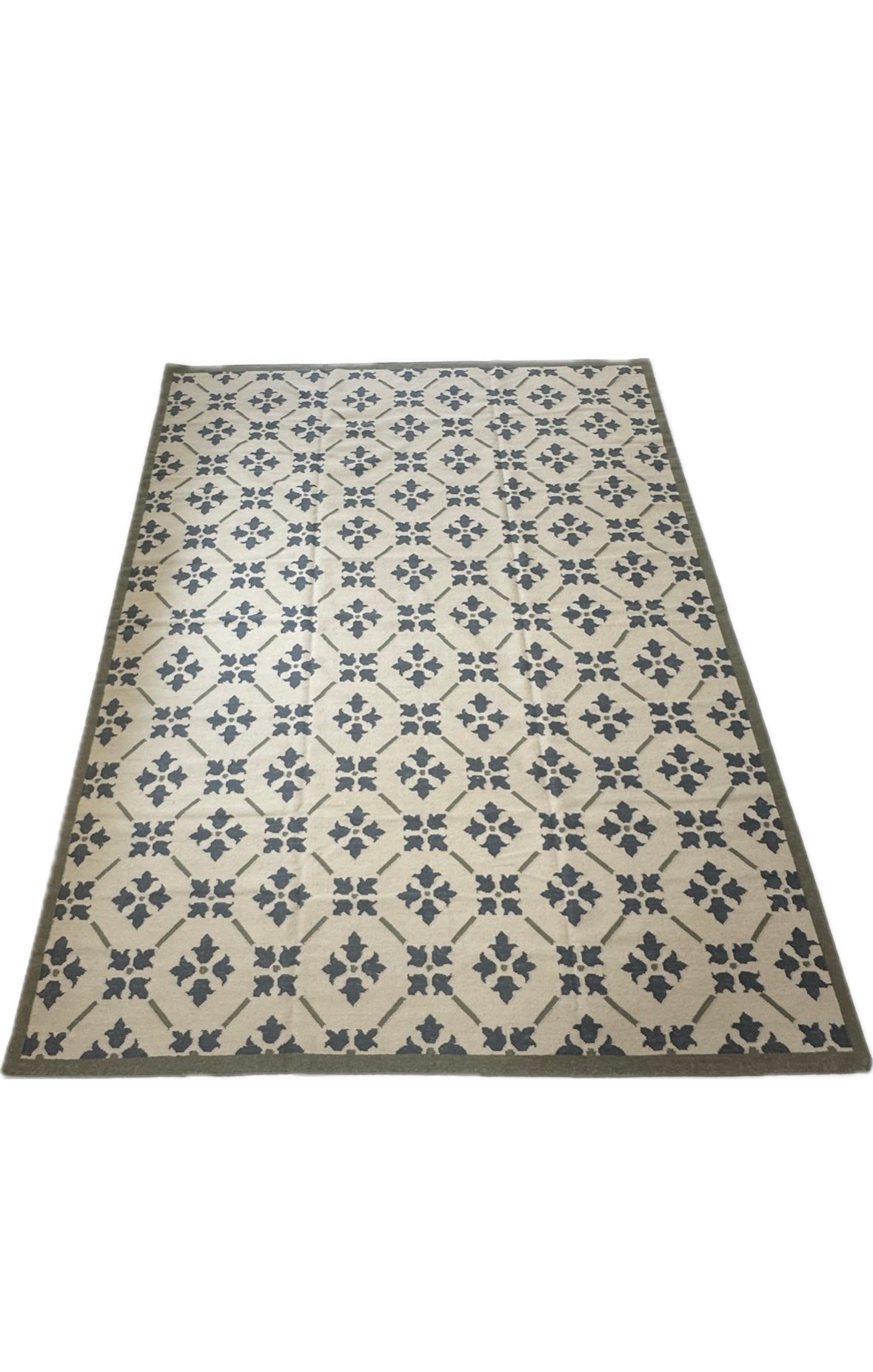 Betty wool flatweave rug, alternate view