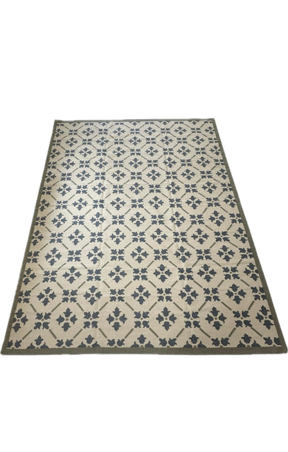 Betty wool flatweave rug, alternate view