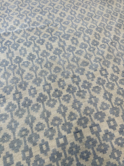 Ella Blue Modern Oushak rug — light blue, hand-knotted 100% wool (view 11)